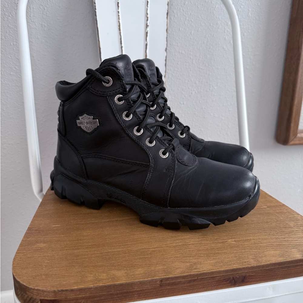 Women’s Leather Harley Davidson Waterproof riding boots
